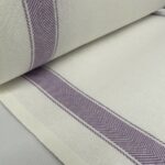 Tissu torchon au mètre anti-peluche Largeur 0.60cm - Parme