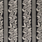 Toile de coton Ambre édition Thevenon Paris Fond Fond noir - OEKO-TEX