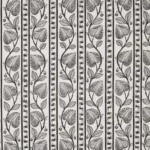 Tissu Lily Fond Blanc Cassé édition Thevenon Paris