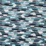 Tissu Jacquard Mountains Bleu édition Thevenon Paris