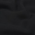 Tissu jersey sweat molleton -  Noir