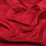 Tissu Suédine uni - Rouge cerise