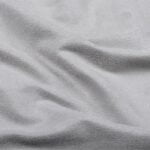 Tissu Suédine uni - Gris perle
