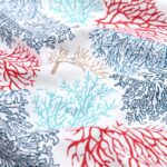 Tissu coton imprimé Cousteau - Fond blanc