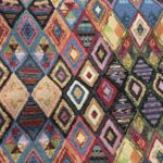 Tissu jacquard Ossian - Multicolore