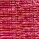 Tissu coton indien lamé - Rouge