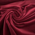 Tissu velours Cinéma 100% coton - Bordeaux