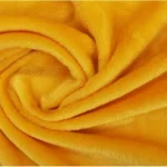 Tissu Doudou uni - Jaune
