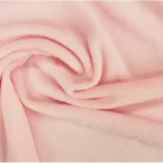 Tissu Doudou uni -  Rose clair