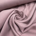 Tissu lainage twist viscose - Rose