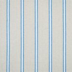 Toile coton Albi rayures - Bleu ciel