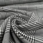 Tissu Tartan écossais - Noir