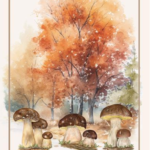 Coupon de tissu - Champignon 1
