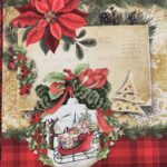 Coupon de tissu - Noël victorien 1