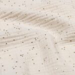 Tissu double gaze 100% coton brillegaze - Naturel