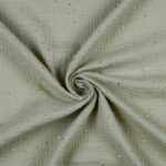 Tissu double gaze 100% coton brillegaze - Vert d'eau
