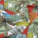 Tissu toile de coton bachette Cordoba  - Multicolore
