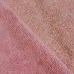 Tissu éponge Bambou oeko-tex - Bois de rose