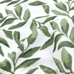 Tissu toile de coton bachette Nobilis - Fond blanc