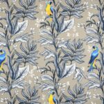 Tissu toile de coton bachette Yago - Naturel
