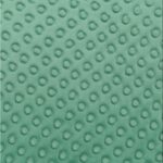 Tissu minky doudou à pois - Vert amande
