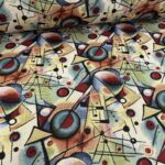 Tissu jacquard kand- Multicolore