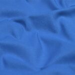 Tissu gabardine de coton uni - Bleu gauloise