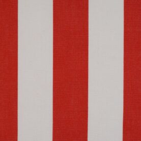 Tissu d'exterieur à rayures grande largeur 320cm Escale - Rouge, blanc