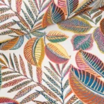 Tissu jacquard Cacao végétal  - Multicolore