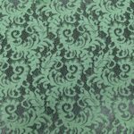 Tissu dentelle - Vert menthe