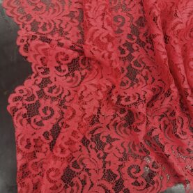 Tissu Dentelle - Rose bonbon