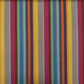 Tissu d'exterieur à rayures grande largeur 320cm Escale  - Multicolore jaune