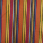 Tissu d'exterieur à rayures grande largeur 320cm Escale  - Multicolore orange