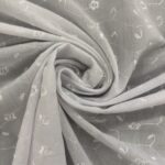 Tissu coton Broderie anglaise - Blanc