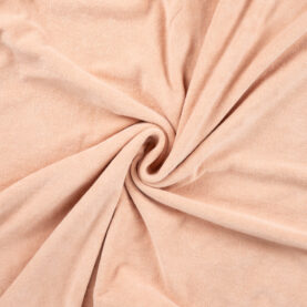 Tissu éponge Pico Terry microfibre - Saumon