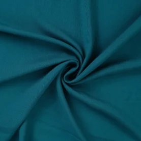 Tissu viscose unie - Pétrole