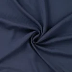 Tissu viscose unie - Bleu Navy