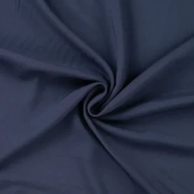 Tissu viscose unie - Bleu Navy