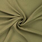 Tissu viscose unie - kaki Army