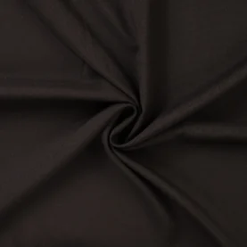 Tissu viscose unie - Noir