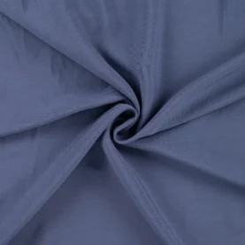 Tissu viscose unie - Bleu Denim