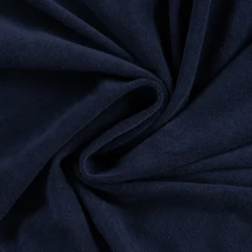 Tissu éponge Pico Terry microfibre - Bleu navy