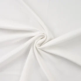 Tissu viscose unie - Blanc
