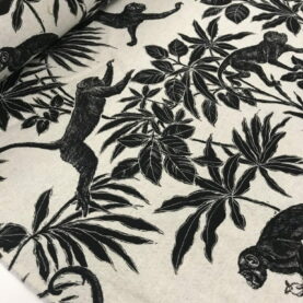 Coupon de tissu Toile de coton "Sapajou" 2,60 m x 1,50 m -  N°62