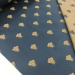 Coupon de tissu Jacquard empire Napoléon Abeille Bleu 1,00 m x 1,40 m -  N°30