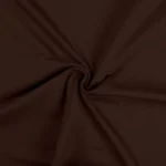 Tissu jersey coton uni - Marron foncé