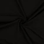 Tissu jersey coton uni - Noir