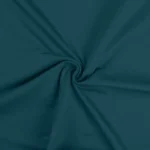 Tissu jersey coton uni - Bleu Pétrole