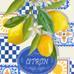 Coupon de tissu - Citron