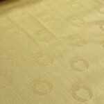 Coupon de tissu Jacquard empire Couronne Or 0,55 m x 1,40 m -  N°81
